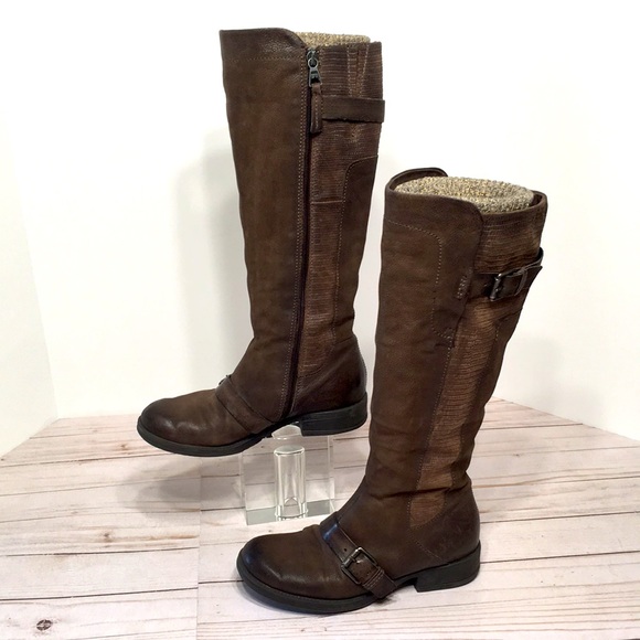 Brown leather boot - Picture 4 of 14